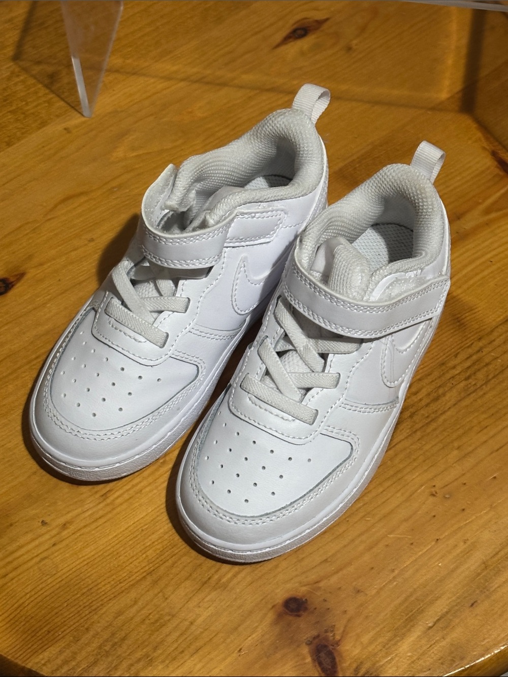 Nike Kids All White Classic Athletic Sneakers 9C